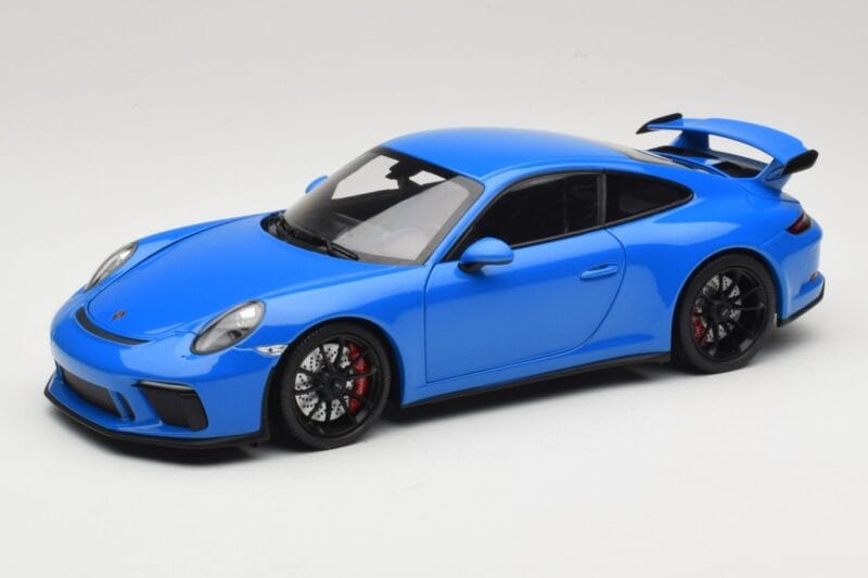 Porsche 911 991.2 GT3 Modrý Minichamps 1:18 110067024 Kov
