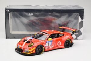 Porsche 911 991.2 GT3 R #2 Team Gigaspeed S. Bockmann 24 Hours of Nurburgring 2018 Minichamps 1:18 155186902 Kov – obrázek 6 z 6
