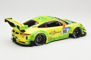 Porsche 911 991.2 GT3 R #911 Manthey Racing R. Dumas / F. Makowiecki 24 Hours of Nurburgring 2017 Minichamps 1:18 155176911 K – obrázek 2 z 6
