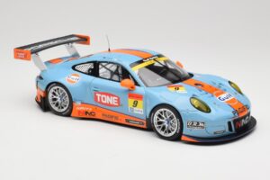 Porsche 911 991.2 GT3 R Pacific Gulf Racing #9 J. Lammers / K. Miura Super GT 300 Series 2017 Minichamps 1:18 155176909 Kov – obrázek 4 z 6