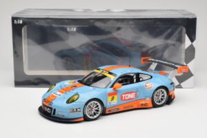 Porsche 911 991.2 GT3 R Pacific Gulf Racing #9 J. Lammers / K. Miura Super GT 300 Series 2017 Minichamps 1:18 155176909 Kov – obrázek 6 z 6