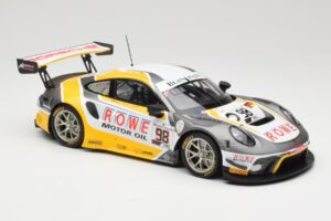 Porsche 911 991.2 GT3 R Rowe Racing #98 N. Muller / R. Dumas / M. Jaminet 24 Hours of Spa 2019 Minichamps 1:18 155196098 Kov – obrázek 4 z 6