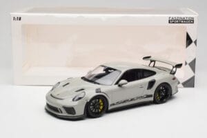 Porsche 911 991.2 GT3 RS Chalk Wording Černá Kola Minichamps 1:18 153068230 Kov – obrázek 6 z 6