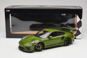Porsche 911 991.2 GT3 RS Lizard Zelený S Černými Koly Minichamps 1:18 155068233 Kov – obrázek 6 z 6