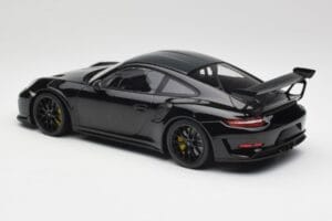 Porsche 911 991.2 GT3 RS Weissach Package Černý & Černá Kola Minichamps 1:18 153068228 Kov – obrázek 5 z 6