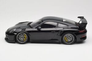 Porsche 911 991.2 GT3 RS Weissach Package Černý Stříbrná Magnesiová Kola Minichamps 1:18 153068229 Kov – obrázek 3 z 6