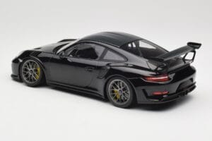 Porsche 911 991.2 GT3 RS Weissach Package Černý Stříbrná Magnesiová Kola Minichamps 1:18 153068229 Kov – obrázek 5 z 6