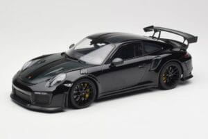 Porsche 911 991.2 GT3 RS Weissach Package Černý S Černými Koly Minichamps 1:18 153068321 Kov
