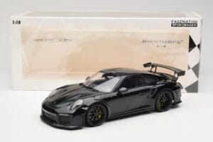 Porsche 911 991.2 GT3 RS Weissach Package Černý S Černými Koly Minichamps 1:18 153068321 Kov – obrázek 6 z 6
