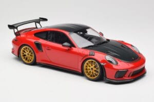 Porsche 911 991.2 GT3 RS Weissach Package Guards Red Zlatá Magnesiová Kola Minichamps 1:18 153068236 Kov – obrázek 4 z 6