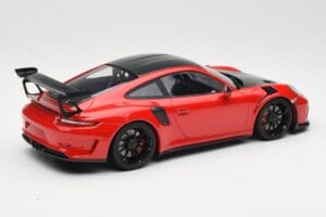 Porsche 911 991.2 GT3 RS Weissach Package Červený s Černými Koly Minichamps 1:18 155068230 Kov – obrázek 2 z 6