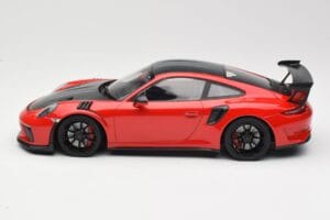 Porsche 911 991.2 GT3 RS Weissach Package Červený s Černými Koly Minichamps 1:18 155068230 Kov – obrázek 3 z 6