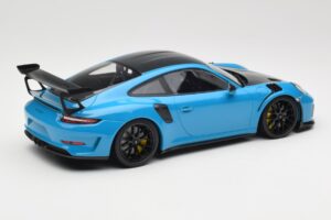 Porsche 911 991.2 GT3 RS Weissach Package Shark Blue Černá Magnesiová Kola Minichamps 1:18 153068224 Kov – obrázek 2 z 6