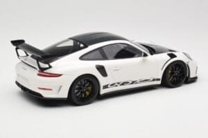 Porsche 911 991.2 GT3 RS Weissach Package Bílý Wording Černá Magnesiová Kola Minichamps 1:18 153068225 Kov – obrázek 2 z 6