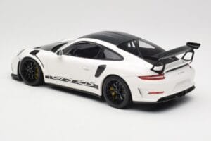 Porsche 911 991.2 GT3 RS Weissach Package Bílý Wording Černá Magnesiová Kola Minichamps 1:18 153068225 Kov – obrázek 5 z 6