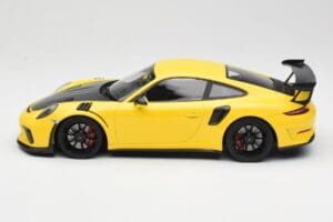 Porsche 911 991.2 GT3 RS Žlutý s Černými Koly Minichamps 1:18 155068231 Kov – obrázek 3 z 6
