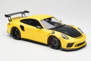 Porsche 911 991.2 GT3 RS Žlutý s Černými Koly Minichamps 1:18 155068231 Kov – obrázek 4 z 6