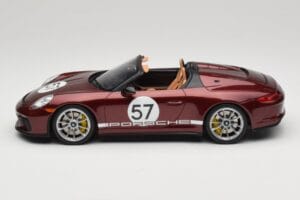 Porsche 911 991.2 Speedster Heritage Edition Cherry Metallic GT Spirit 1:18 GT929 Pryskyřice – obrázek 3 z 6