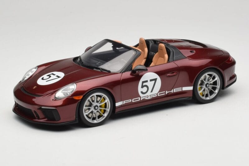 Porsche 911 991.2 Speedster Heritage Edition Cherry Metallic GT Spirit 1:18 GT929 Pryskyřice