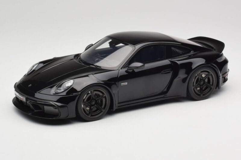 Porsche 911 992 Brabus 900 Rocket-R Obsidian Black GT Spirit 1:18 GT502 Pryskyřice