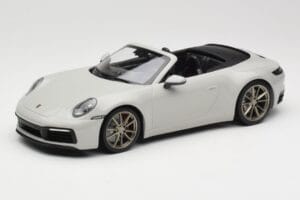 Porsche 911 992 Carrera 4S Kabriolet Šedý Minichamps 1:18 155067335 Kov