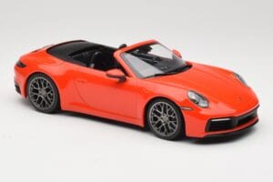 Porsche 911 992 Carrera 4S Kabriolet Oranžový Minichamps 1:18 155067334 Kov – obrázek 4 z 6