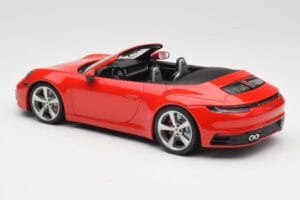 Porsche 911 992 Carrera 4S Kabriolet Červený Minichamps 1:18 155067331 Kov – obrázek 5 z 6
