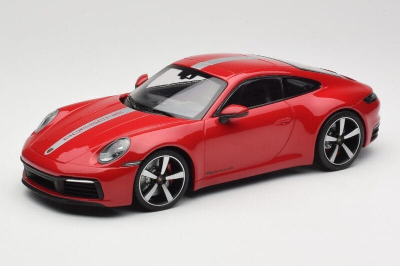 Porsche 911 992 Carrera 4S Carmine Red Minichamps 1:18 155067326 Kov
