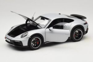 Porsche 911 992 Dakar Ice Grey Metallic Norev 1:18 187242 Kov – obrázek 2 z 8