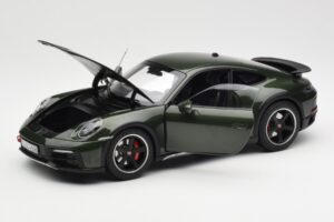 Porsche 911 992 Dakar Oak Zelený Metalická Norev 1:18 187241 Kov – obrázek 2 z 9