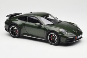 Porsche 911 992 Dakar Oak Zelený Metalická Norev 1:18 187241 Kov – obrázek 7 z 9