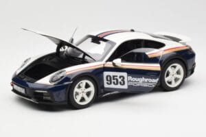 Porsche 911 992 Dakar Rough Roads Norev 1:18 187240 Kov – obrázek 2 z 9