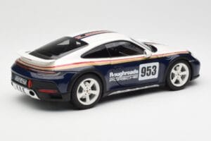 Porsche 911 992 Dakar Rough Roads Norev 1:18 187240 Kov – obrázek 3 z 9