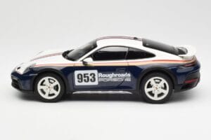 Porsche 911 992 Dakar Rough Roads Norev 1:18 187240 Kov – obrázek 4 z 9