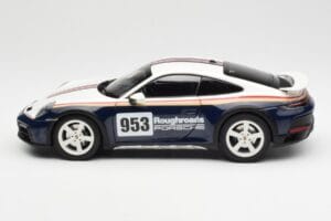 Porsche 911 992 Dakar Rough Roads Norev 1:18 187240 Kov – obrázek 5 z 9