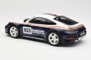 Porsche 911 992 Dakar Rough Roads Norev 1:18 187240 Kov – obrázek 8 z 9