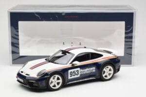 Porsche 911 992 Dakar Rough Roads Norev 1:18 187240 Kov – obrázek 9 z 9