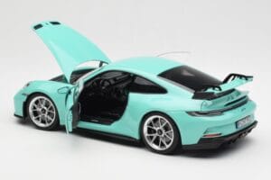 Porsche 911 992 GT3 Mint Zelený Norev 1:18 187316 Kov – obrázek 5 z 8