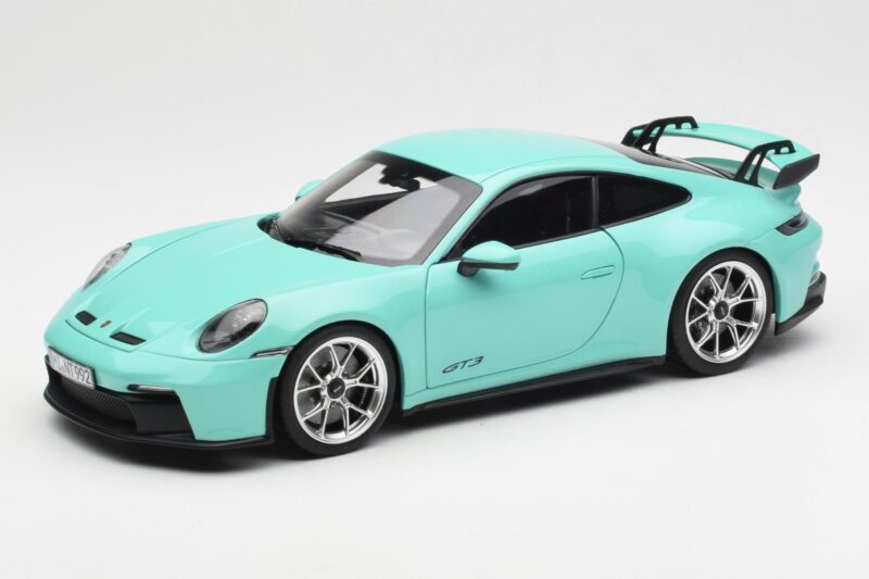 Porsche 911 992 GT3 Mint Zelený Norev 1:18 187316 Kov