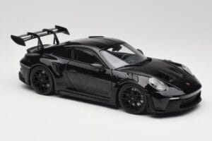 Porsche 911 992 GT3 RS Černý & Černá Kola Concept Minichamps 1:18 911992003 Kov – obrázek 6 z 8