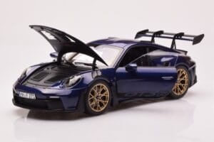 Porsche 911 992 GT3 RS Gentian Modrý Metalická Norev 1:18 187363 Kov – obrázek 2 z 8