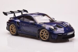 Porsche 911 992 GT3 RS Gentian Modrý Metalická Norev 1:18 187363 Kov – obrázek 6 z 8