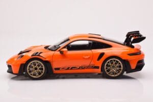 Porsche 911 992 GT3 RS Gulf Oranžový Norev 1:18 187360 Kov – obrázek 4 z 8