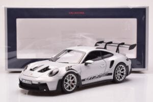 Porsche 911 992 GT3 RS Ice Šedý Norev 1:18 187359 Kov – obrázek 8 z 8
