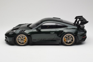 Porsche 911 992 GT3 RS Jet Green Metallic Black Norev 1:12 127532 Kov – obrázek 3 z 6