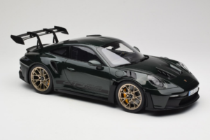 Porsche 911 992 GT3 RS Jet Green Metallic Black Norev 1:12 127532 Kov – obrázek 4 z 6