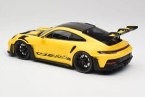 Porsche 911 992 GT3 RS Racing Žlutý & Černá Kola Minichamps 1:18 153062245 Kov – obrázek 5 z 6