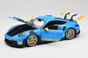 Porsche 911 992 GT3 RS Shark Modrý & Žlutý Decor Concept Minichamps 1:18 911992001 Kov – obrázek 2 z 8