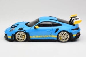 Porsche 911 992 GT3 RS Shark Modrý & Žlutý Decor Concept Minichamps 1:18 911992001 Kov – obrázek 4 z 8