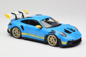 Porsche 911 992 GT3 RS Shark Modrý & Žlutý Decor Concept Minichamps 1:18 911992001 Kov – obrázek 6 z 8